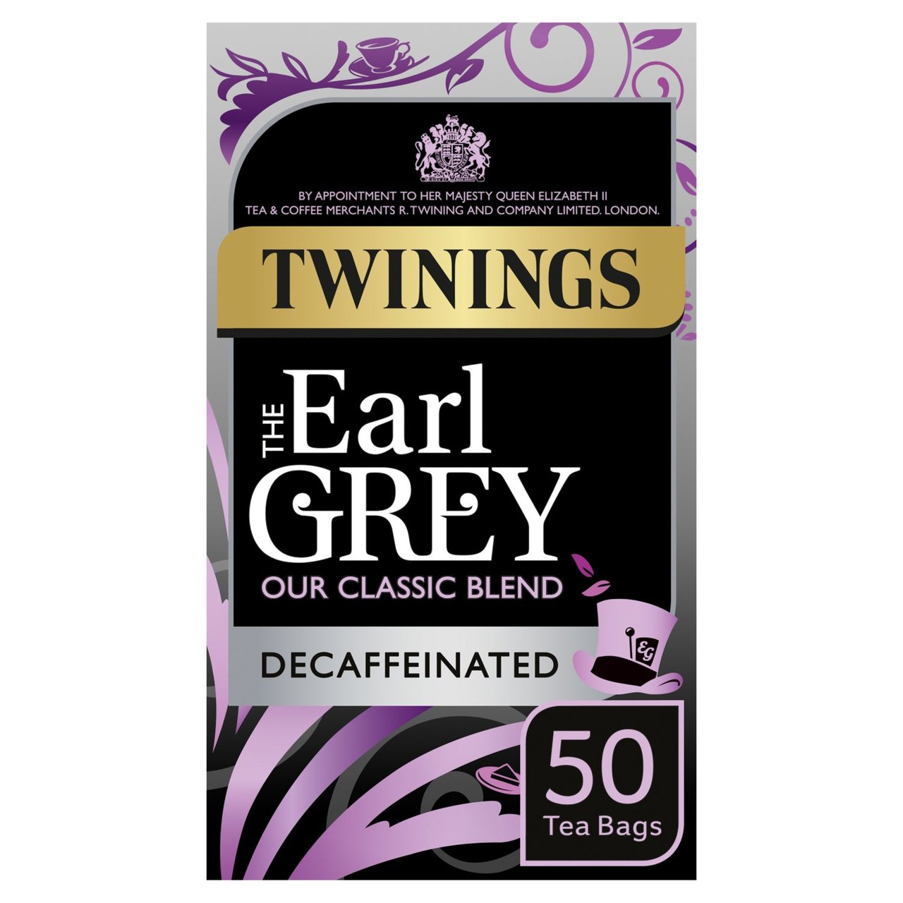 Twinings Decaffeinated Earl Grey, teabags 50S