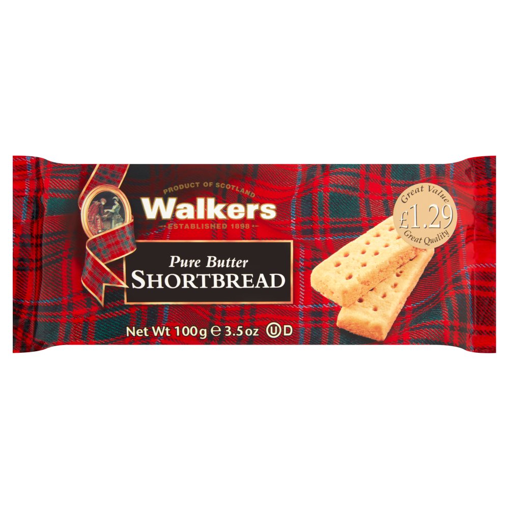 Walkers Pure Butter Shortbread 100g