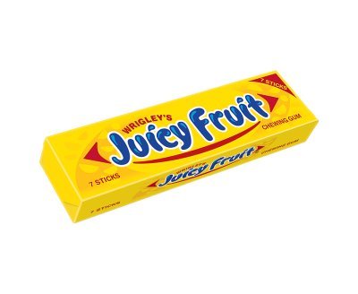 Wrigley's Juicy Fruit Chewing Gum 7 Sticks