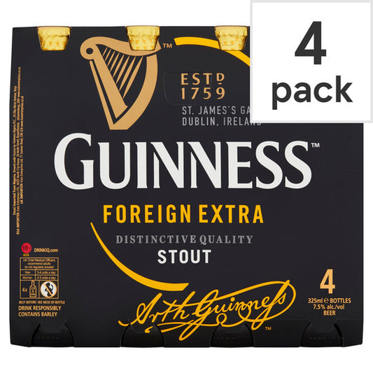 Guinness Nigerian Stout Bottle 4 X 325Ml