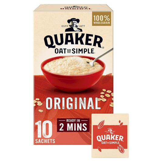 Quaker Oat So Simple Original Porridge 10x27g