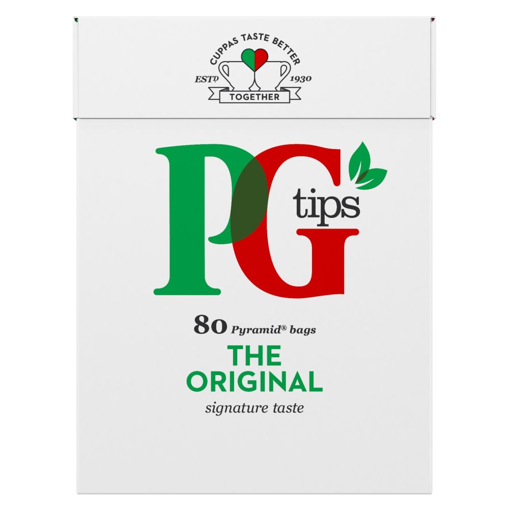 Pg Tips Tea Bags Original 80 bags