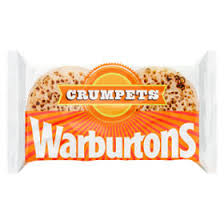 Warburtons 12 Crumpets (2 packs of 6)
